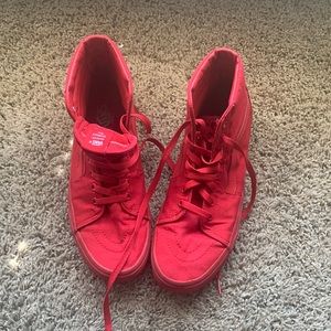 Vans men’s red high top
